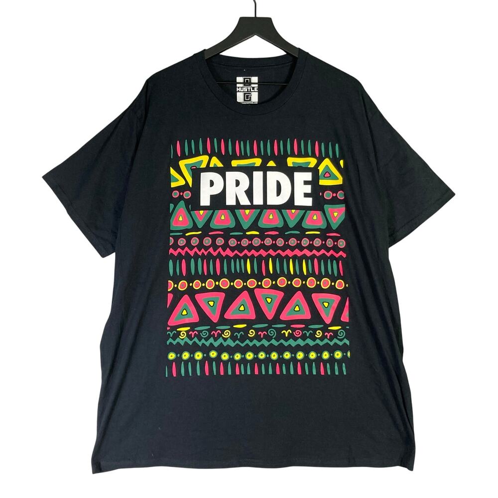Hustle G Pride Graphic T-Shirt 5XL Black Festival Streetwear‎ Casual